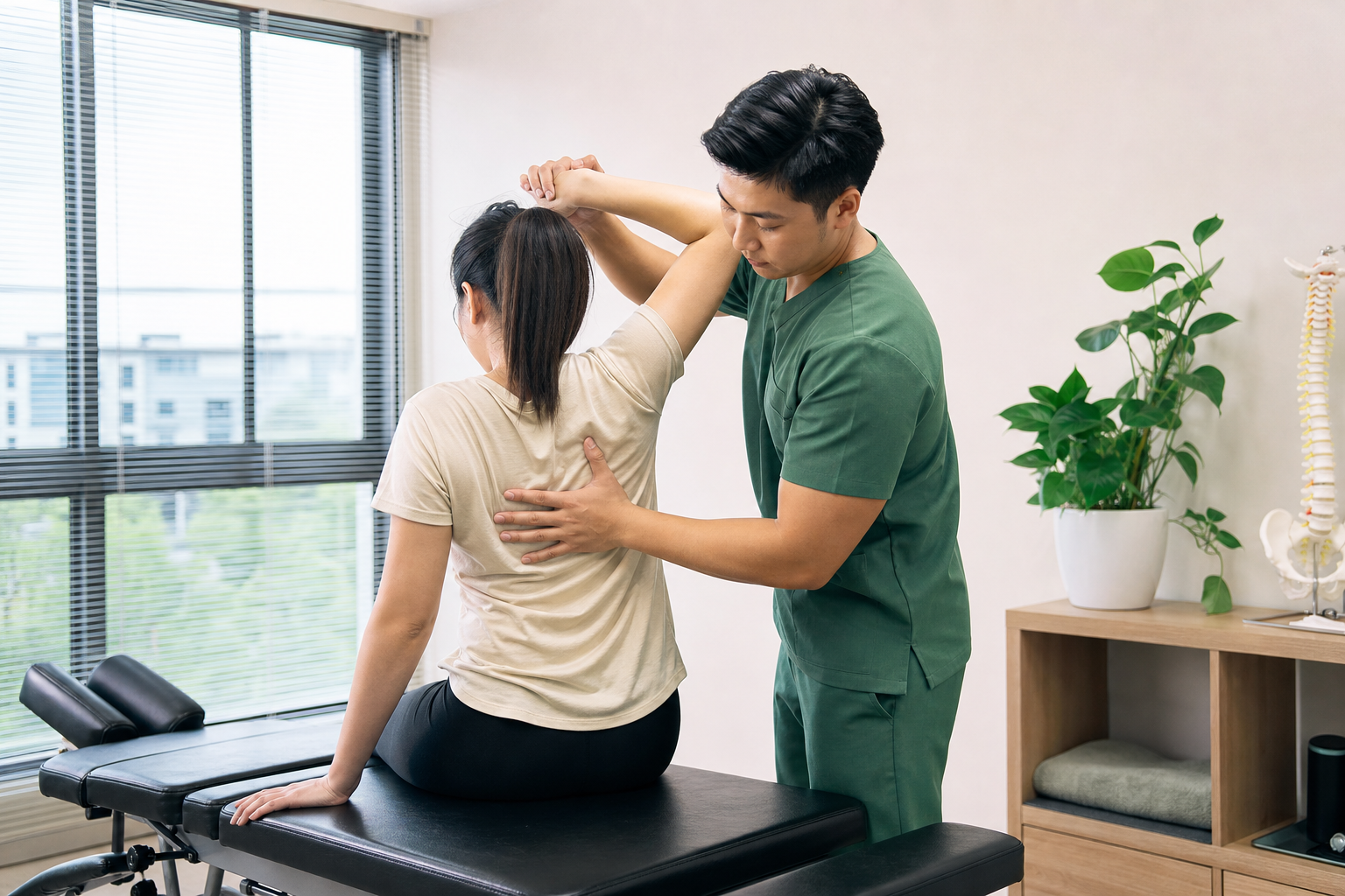 Chiropractic assessment for neck pain in Singapore